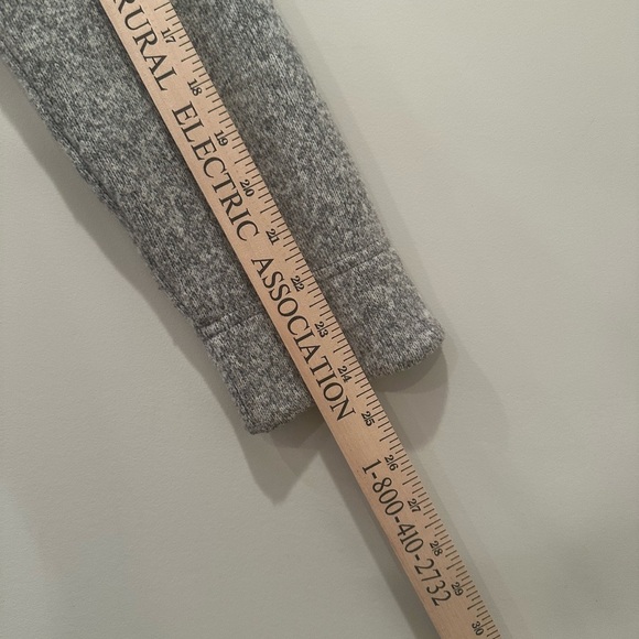 Patagonia Women's Gray Pea Coat Long Coat Neutral Classy Layer Cozy Sz S - Picture 6 of 11